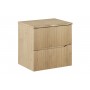 BLAT NATURE CREMONA 89-60-46 M - Blat do szafek łazienkowych 60cm - Dąb Cremona