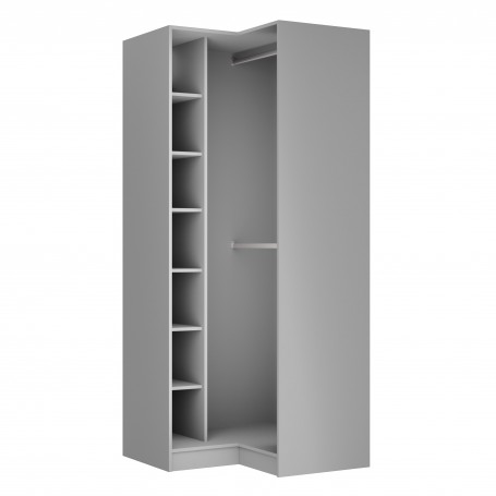 Szafa narożna do garderoby - SN1 100/100/235.7cm | Korpus bez frontu |