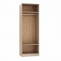 Szafa dwudrzwiowa z drążkiem SW2 80/2357 - 80cm - Szafa Layman - Różne kolory