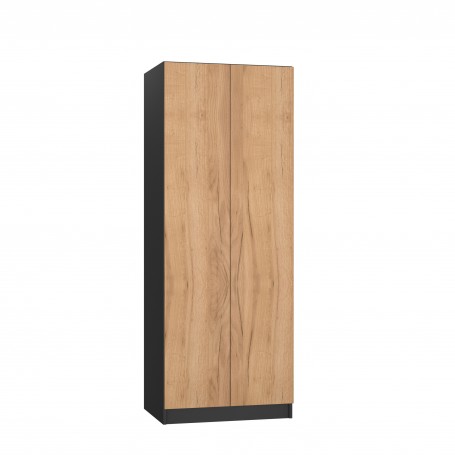 Szafa dwudrzwiowa z drążkiem SW1 80/2137 - 80cm - Szafa Layman - Różne kolory
