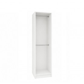 Szafa z dwoma drążkami S2W1 50/213.7 - 50cm - Szafa Layman - Różne kolory