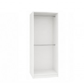 Szafa dwudrzwiowa z dwoma drążkami S2W1 80/213.7 - 80cm - Szafa Layman - Różne kolory