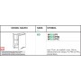 Kam Mono KC 4 W60.1/P1 Szafka kuchenna wisząca z okapem teleskopowym 60cm