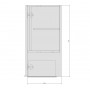 Kam Mono KC 4 BWP3C60.1/71 Szafka kuchenna wisząca z okapem podszafkowym 60cm