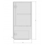 Kam Mono F BWP3C60.1/71 Szafka kuchenna z okapem podszafkowym 60cm