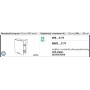 Kam Mono F BWS60.1/71 Szafka wisząca z ociekarką do naczyń 60cm