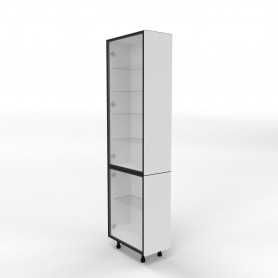 Kam Mono KC 4 SWAR30x58/61 Słupek kończący z witryną aluminiową 30cm