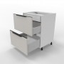Kam Mono KC 2 DSS60/2WE1 Szafka z dwiema szufladami + jedna wewnętrzna 60cm