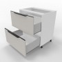 Kam Mono KC 2 DSS60/2PŁ Szafka z dwiema szufladami do zabudowy płyty grzewczej 60cm
