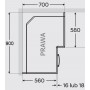 Kam Mono KC 2 DRP90x70 Szafka dolna narożna 90cm x 70cm