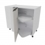 Kam Mono KC 4 DPRP115x65 Szafka dolna narożna 115cm x 65cm Optima Biała - Nerka