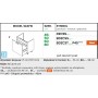 Kam Mono KC 2 BDZCST45 Szafka zlewowa z szufladą BLUM na sortowniki 45cm