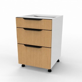 Kam Mono KC 2 DSS50/3 Szafka z trzema szufladami Slimbox 50cm