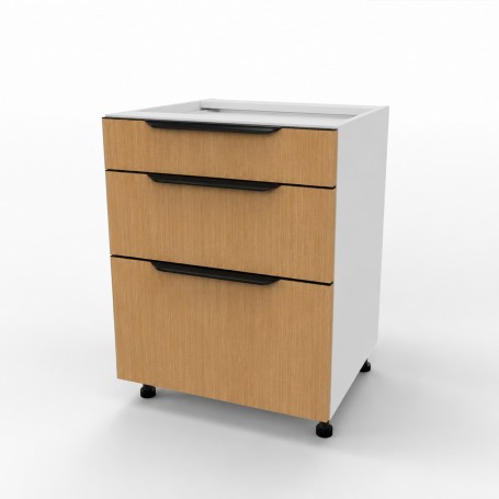 Kam Mono KC 2 DSS55/3 Szafka z trzema szufladami Slimbox 55cm