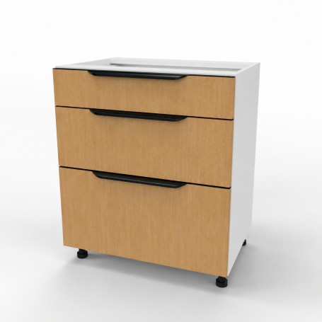 Kam Mono KC 2 DSS60/3 Szafka z trzema szufladami Slimbox 60cm