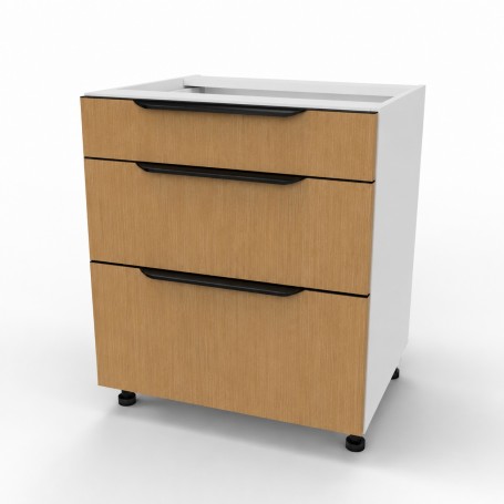 Kam Mono KC 2 DSS65/3 Szafka z trzema szufladami Slimbox 65cm