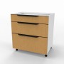 Kam Mono KC 2 DSS70/3 Szafka z trzema szufladami Slimbox 70cm