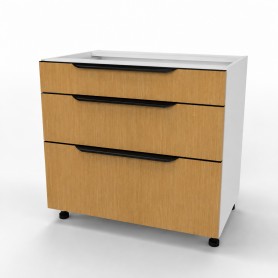 Kam Mono KC 2 DSS80/3 Szafka z trzema szufladami Slimbox 80cm