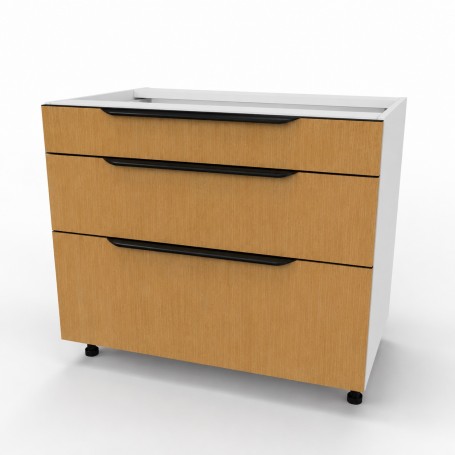 Kam Mono KC 2 DSS90/3 Szafka z trzema szufladami Slimbox 90cm