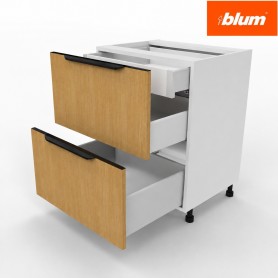 Kam Mono KC 2 BDST60/2WE1 Szafka z dwiema szufladami BLUM i jedną wewnętrzną 60cm