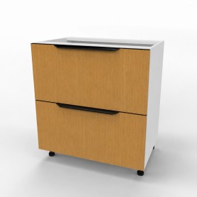 Kam Mono KC 2 DSS70/2PŁ Szafka z dwiema szufladami do zabudowy płyty grzewczej 70cm
