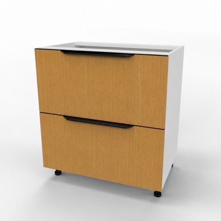 Kam Mono KC 2 DSS70/2PŁ Szafka z dwiema szufladami do zabudowy płyty grzewczej 70cm