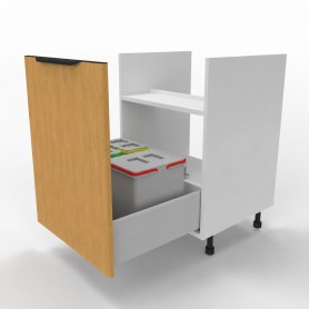 Kam Mono KC 2 DZCSS60 Szafka zlewowa z szufladą na sortowniki 60cm