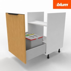 Kam Mono KC 2 BDZCST45 Szafka zlewowa z szufladą BLUM na sortowniki 45cm
