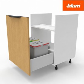 Kam Mono KC 2 BDZCST50 Szafka zlewowa z szufladą BLUM na sortowniki 50cm