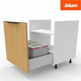 Kam Mono KC 2 BDZCST80 Szafka zlewowa z szufladą BLUM na sortowniki 80cm