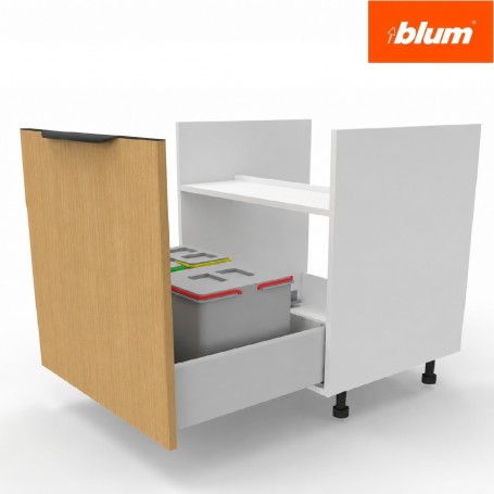 Kam Mono KC 2 BDZCST80 Szafka zlewowa z szufladą BLUM na sortowniki 80cm