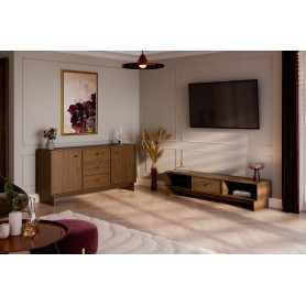 SET-YOV 176CM – Zestaw salonowy z komodą i szafką rtv