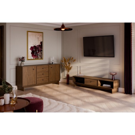 SET-YOV 176CM – Zestaw salonowy z komodą i szafką rtv