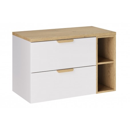 Aster White SET-ASW B CREMONA 80CM LR – Zestaw meblowy 80cm z blatem