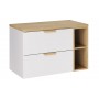 Aster White SET-ASW B CREMONA 80CM LR – Zestaw meblowy 80cm z blatem