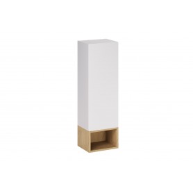 Aster White SET-ASW SP UR 30X20 – Zestaw meblowy z półsłupkiem i regałem