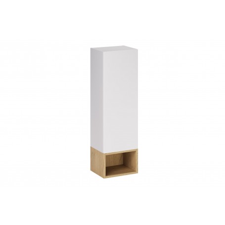 Aster White SET-ASW SP UR 30X20 – Zestaw meblowy z półsłupkiem i regałem