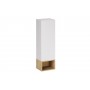 Aster White SET-ASW SP UR 30X20 – Zestaw meblowy z półsłupkiem i regałem