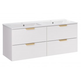 Aster White SET-ASW 120CM LAVA – Zestaw meblowy 120cm z umywalką meblową Lava