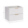 Aster White SET-ASW B CREMONA 100CM LRSM – Zestaw meblowy 100cm z blatem