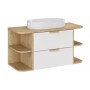 Aster White SET-ASW B CREMONA 100CM LRSM – Zestaw meblowy 100cm z blatem