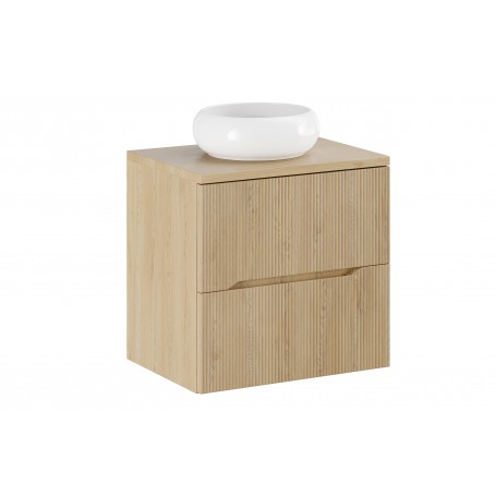 Nordic Cremona SET-NC B CREMONA 60CM UN WIKI SW – Zestaw szafka 60cm z blatem i umywalką nablatową Wiki