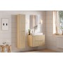 Nordic Cremona SET-NC B CREMONA 80CM UN TRUST OG – Zestaw meblowy 80cm z blatem i umywalką nablatową Trust