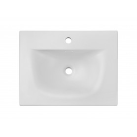 SKY 1 60 DP MAT WHITE ( E-8099-60 ) – Umywalka meblowa jednokomorowa 60cm