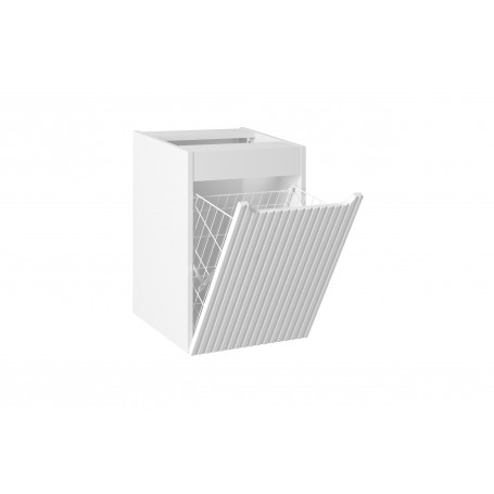 NOVA WHITE 81-40-1DK – Szafka łazienkowa pod blat 40cm z koszem na pranie