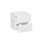NOVA WHITE 82-50-2S – Szafka łazienkowa pod umywalkę 50cm 2 szuflady
