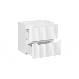 NOVA WHITE 82-60-2S – Szafka łazienkowa pod umywalkę 60cm 2 szuflady