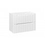 NOVA WHITE 82-80-2S – Szafka łazienkowa pod umywalkę 80cm 2 szuflady