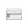 NOVA WHITE 82-80-2S – Szafka łazienkowa pod umywalkę 80cm 2 szuflady