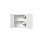 NOVA WHITE 83-30-1DQ – Szafka łazienkowa Górna Qubik 35x35cm 1 Drzwi